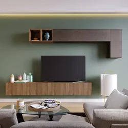 Parete attrezzata 276x175h cm mercure cannettato e bronzo - Clary