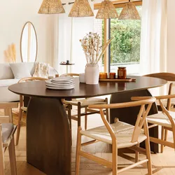 Tavolo 180x100 cm in legno di acacia naturale - Agnese
