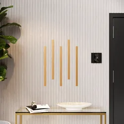 Decorazione in alluminio oro 60h cm per pannello fonoassorbente - Bjorn