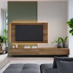 Parete attrezzata 280 cm mercure con pannello porta tv - Clary