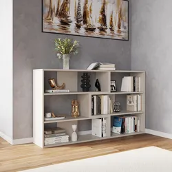 Libreria 157x89h cm cashmere con configurazioni multiple - Kantiko