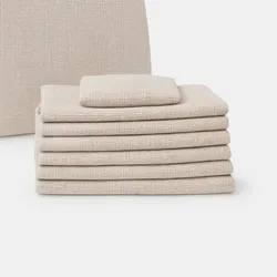 Set federe di ricambio per cuscini set relax Clerc in tessuto olefin beige