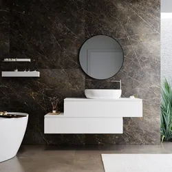 Mobile bagno sospeso 150 cm bianco opaco con top e specchio - Rodeo