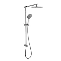 Colonna doccia con presa acqua superiore con soffione quadrato codice prod:  DSV17135 SCELTO DA DESIVERO