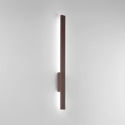 Applique LED da esterno 100h cm in alluminio bronzo - Shaman