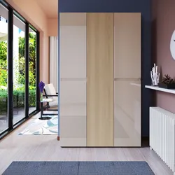 Scarpiera alta 120x200h cm rovere lindberg e cashmere lucido con 5 ante soft close - Lindy