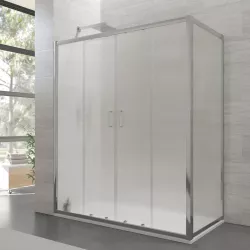 Mobile bagno sospeso 160 cm cassetto inferiore sx bianco opaco con lavabo e  specchio - Rodeo