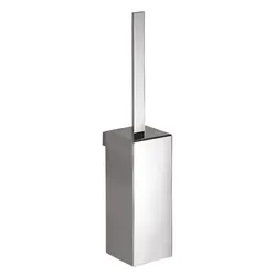 Portascopino a muro in acciaio inox cromo - Lounge di Gedy