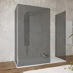 Box doccia 70x120x70 tre lati per sostituzione vasca da bagno walk-in fume - Keep