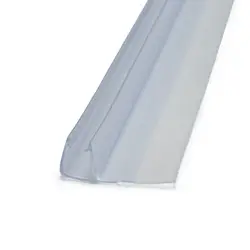 Set guarnizioni verticali salvagoccia per box doccia h 185 e spessore 6 mm