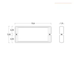 MANIGLIA BOX DOCCIA QUADRA IN ZAMA INTERASSE 160 MM RICAMBI ACCESSORI  DOCCIA - Art. 08855729 Umipas