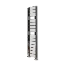 Termoarredo curvo 1213x493 mm in acciaio al carbonio cromo - Venezia di Lazzarini