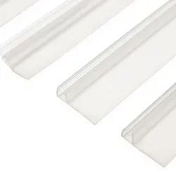 Set guarnizioni salvagoccia verticale per ricambi box doccia trasparenti 195h - Moritz