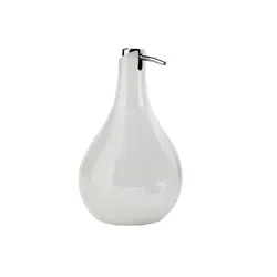 Dosasapone in ceramica bianco con erogatore cromo - Azalea di Gedy