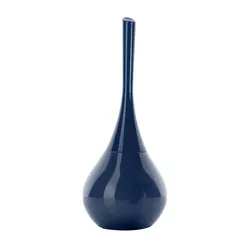 Portascopino da appoggio in ceramica blu - Azalea di Gedy