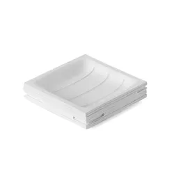 Portasapone in resina bianco - Quadrotto di Gedy