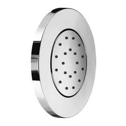 Soffione tondo con getto orientabile Ø 13 cm in abs cromato - Paffoni