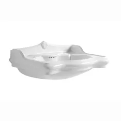 Lavabo Azzurra Ceramica Jubilaeum 90 cm bianco lucido Victorian Style monoforo