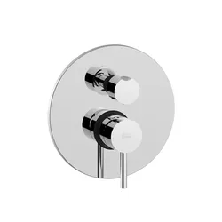 Miscelatore incasso doccia 2 uscite cromato - Light di Paffoni