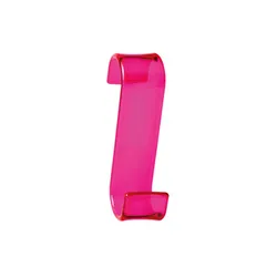 Appendino singolo per termoarredi fucsia trasparente - Merlino di Gedy