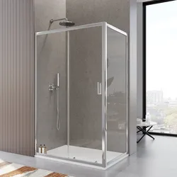 Box doccia 90x120 cm scorrevole vetro temperato 6mm trasparente 185h - Young