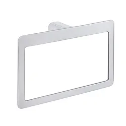 Portasalviette ad anello in ottone e cromall cromo - Pirenei di Gedy