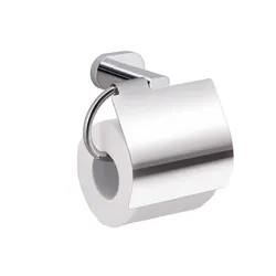 Portarotolo coperto in acciaio inox e cromall - Bernina di Gedy