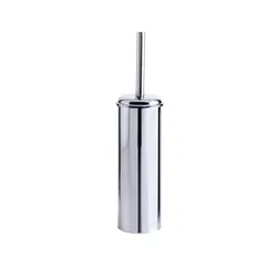 Portascopino d'appoggio in acciaio inox e cromall cromo - Vermont Pro di Gedy