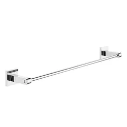 Portasalviette a muro 60 cm in acciaio inox cromo - New Jersey di Gedy