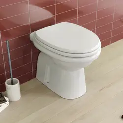 Vaso tradizionale wc a terra con sedile avvolgente incluso