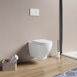 Wc sospeso Azzurra Pratica in ceramica water saving 3 litri con sedile softclose