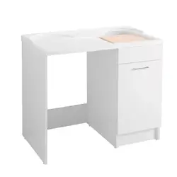 Colavene mobile contenitore lavatrice asciugatrice 70X66 H.90 bianco