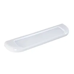 Mensola da bagno 50 cm doppio fissaggio in abs bianco - Gioia