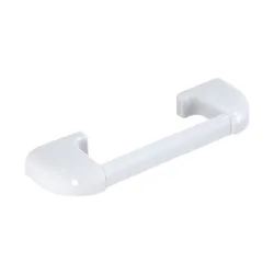 Portasalviette a muro 30 cm doppio fissaggio in abs bianco - Gioia