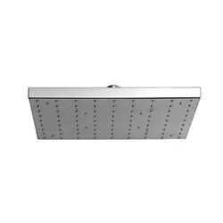 Soffione Jacuzzi - Rubinetteria 20x20 in abs cromato anticalcare attacco universale