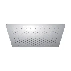 Soffione Jacuzzi - Rubinetteria 30x30 finitura acciaio anticalcare attacco universale