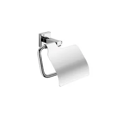 Portarotolo coperto a muro in acciaio inox e cromall cromo - Colorado di Gedy