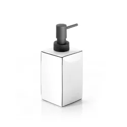 Dosasapone d'appoggio in ceramica bianco con profilo nero - Lucrezia di Gedy