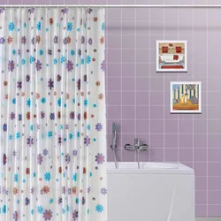 Tenda per doccia 120 x 200h cm con moivo floreale