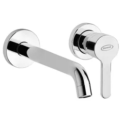Miscelatore lavabo a muro bocca 25 cm cromato di Jacuzzi - Flag