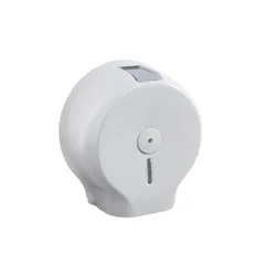 Distributore di carta a rotoli con diametro 22 cm in resine termoplastiche bianco
