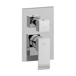 Miscelatore incasso doccia 3 uscite in acciaio inox cromato - Elle di Paffoni