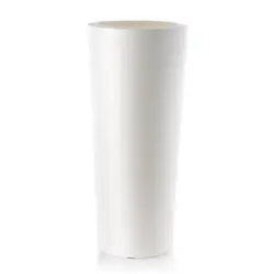Vaso moderno bianco in plastica- Giardinaggio- Rota Comemrciale