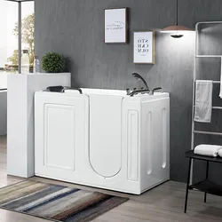 Vasca da bagno accessibile con apertura porta a destra 133x67x101 cm