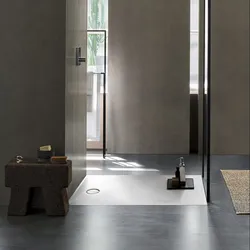 Setaplano Geberit 100x100 cm piatto doccia design in materiale minerale bianco soft-touch