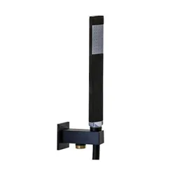 Set doccia incasso con presa acqua incorporata in metallo nero opaco - Quadro di Paffoni