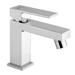 Miscelatore per bidet in ottone cromato per piletta click clack Jacuzzi - Rubinetteria Linea Crux