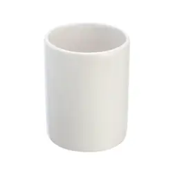 Porta spazzolini Clizia realizzato in ceramica bianca