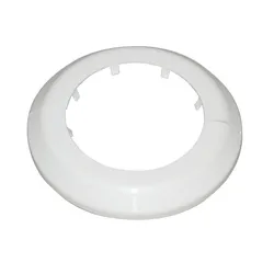 Rosone per tubi scarichi WC connessioni flessibili bianco Øext.150mm