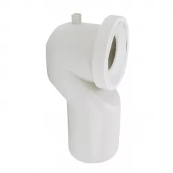 Tubo di connessione dritto per scarico WC lunghezza 20 cm e diametro 10 cm